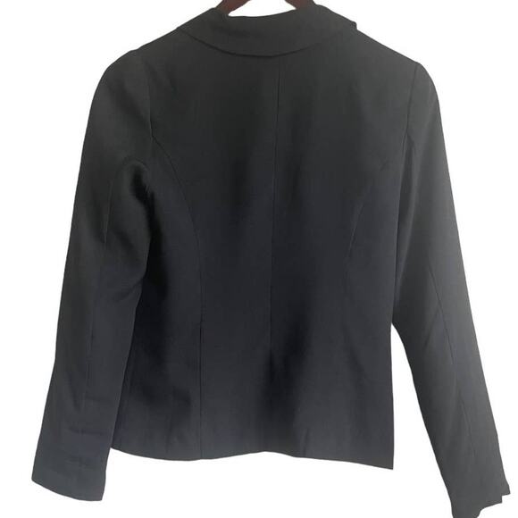 Eric + Lani Women Blazer Jacket S Black Button Closure Career Officewear Event - Picture 3 of 9